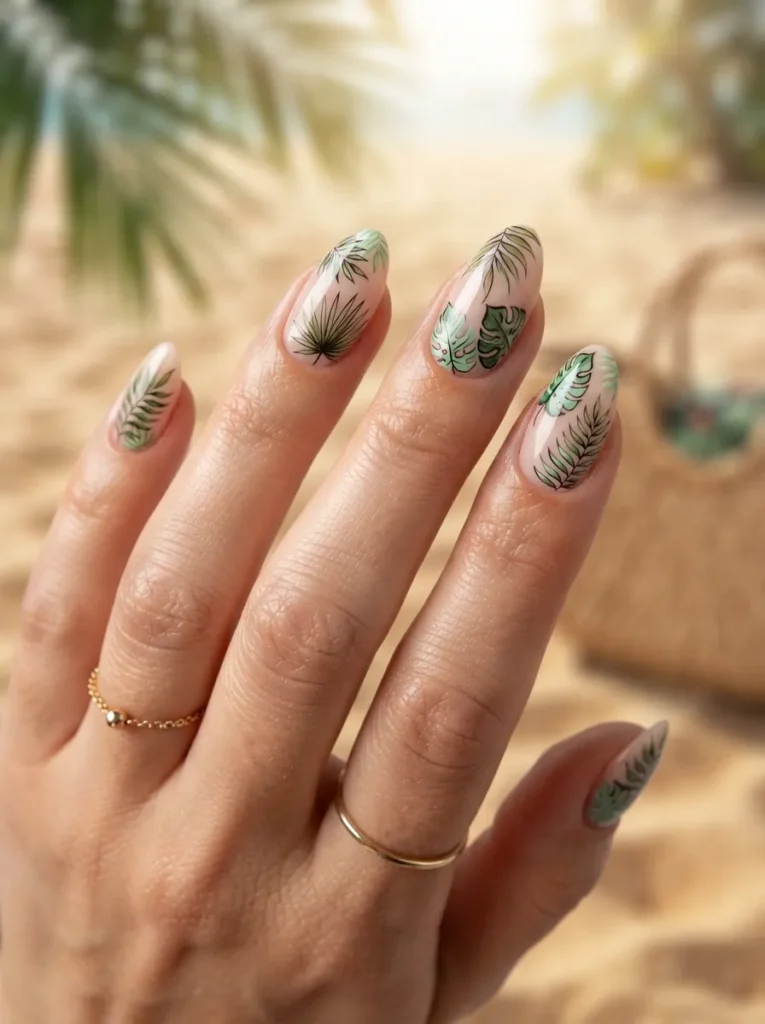 11. palm leaf print 202608182306
