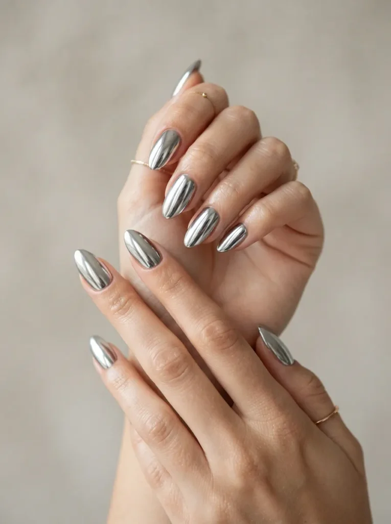 13. chrome almond nails 202608180510