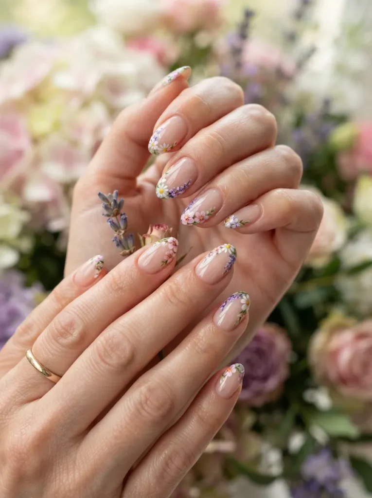 16. floral french tips 202608220343