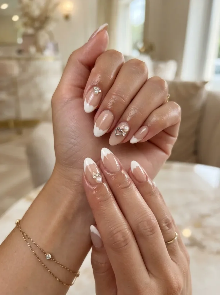 16. heart french tip with 202608190006