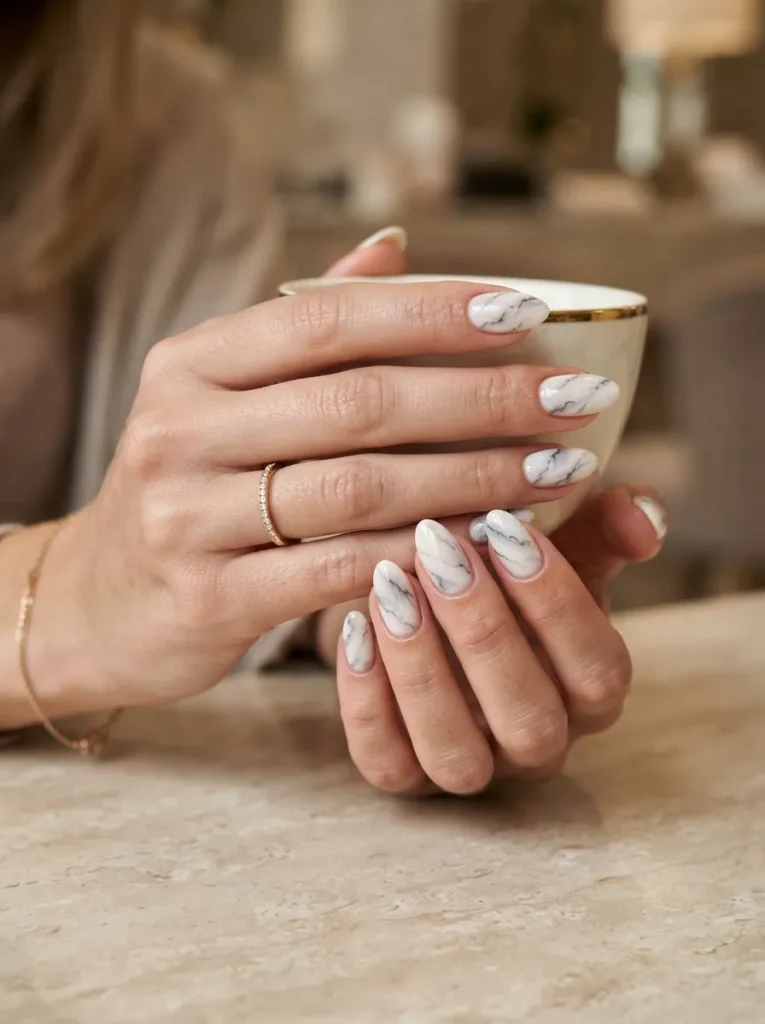 16. marble nail art 202608190201