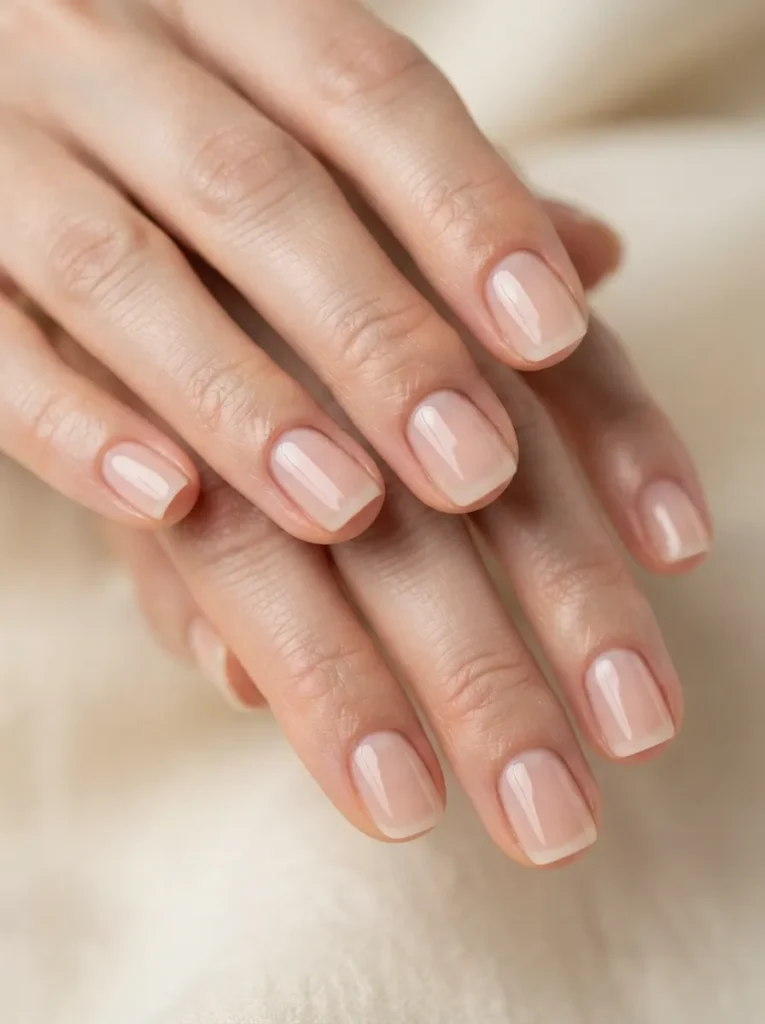 17. clean glass skin nails 202608180644
