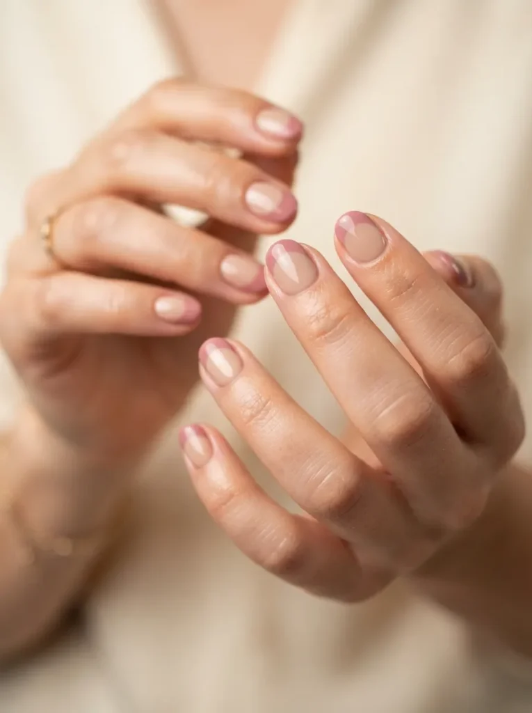 17. two tone round nails 202608200146