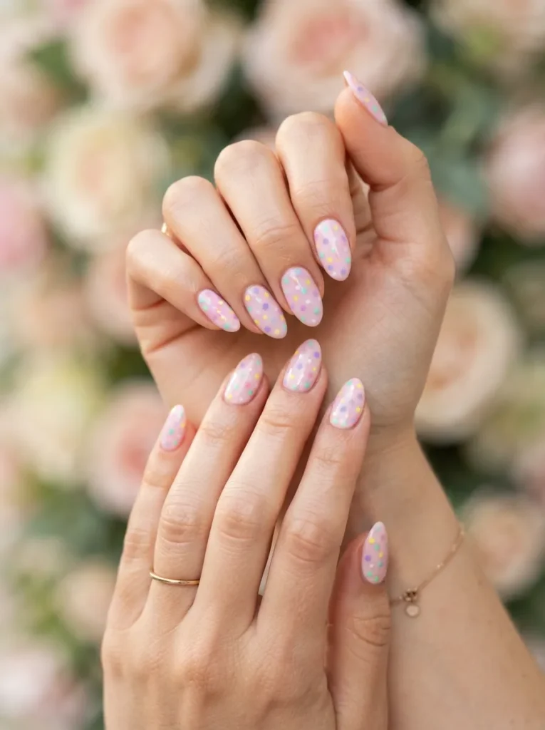 20. polka dot nails 202608220344