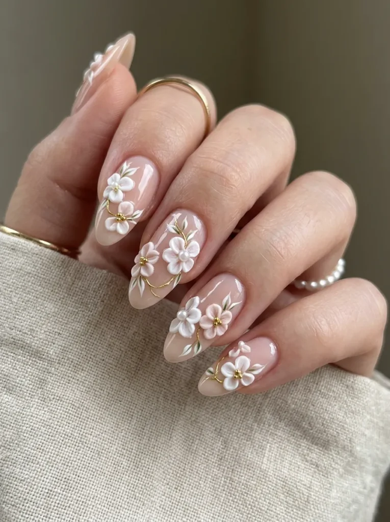 21. 3d floral nails 202608170631