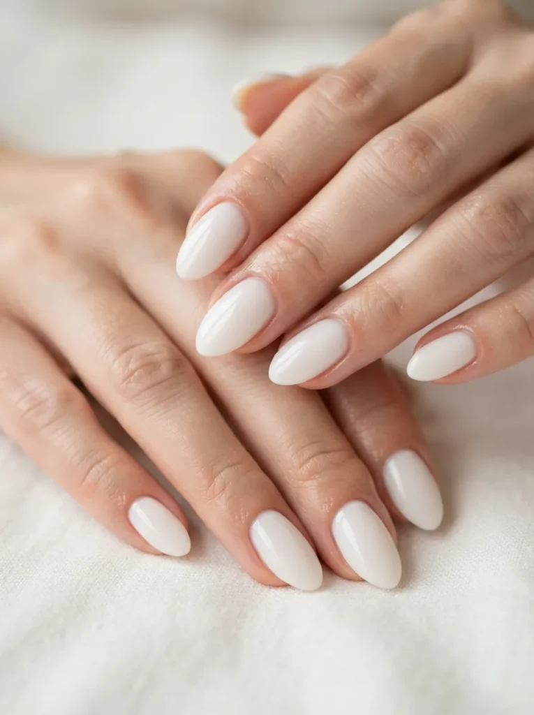 3. milky white nails 202608180611