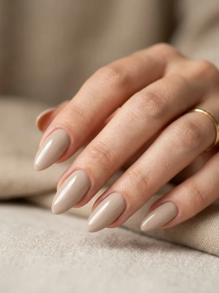 3. nude almond nails 202608200452