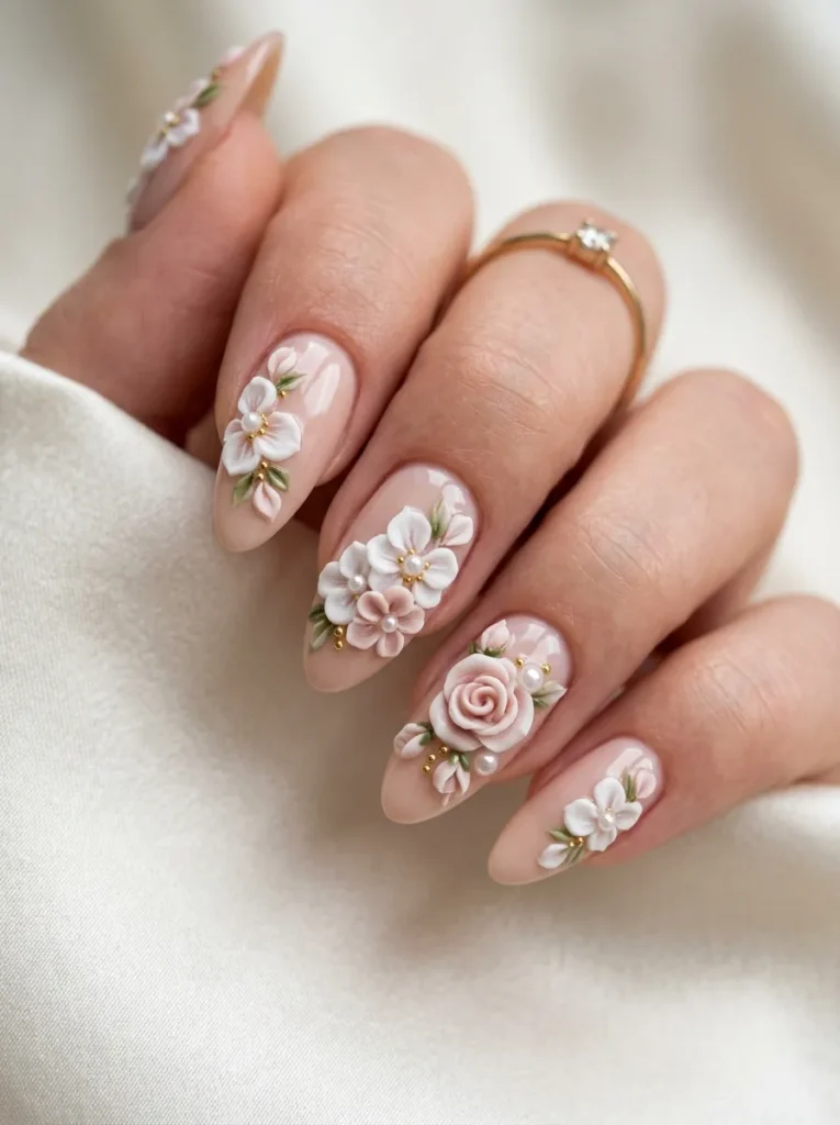 30. 3d floral nail art 202608200439