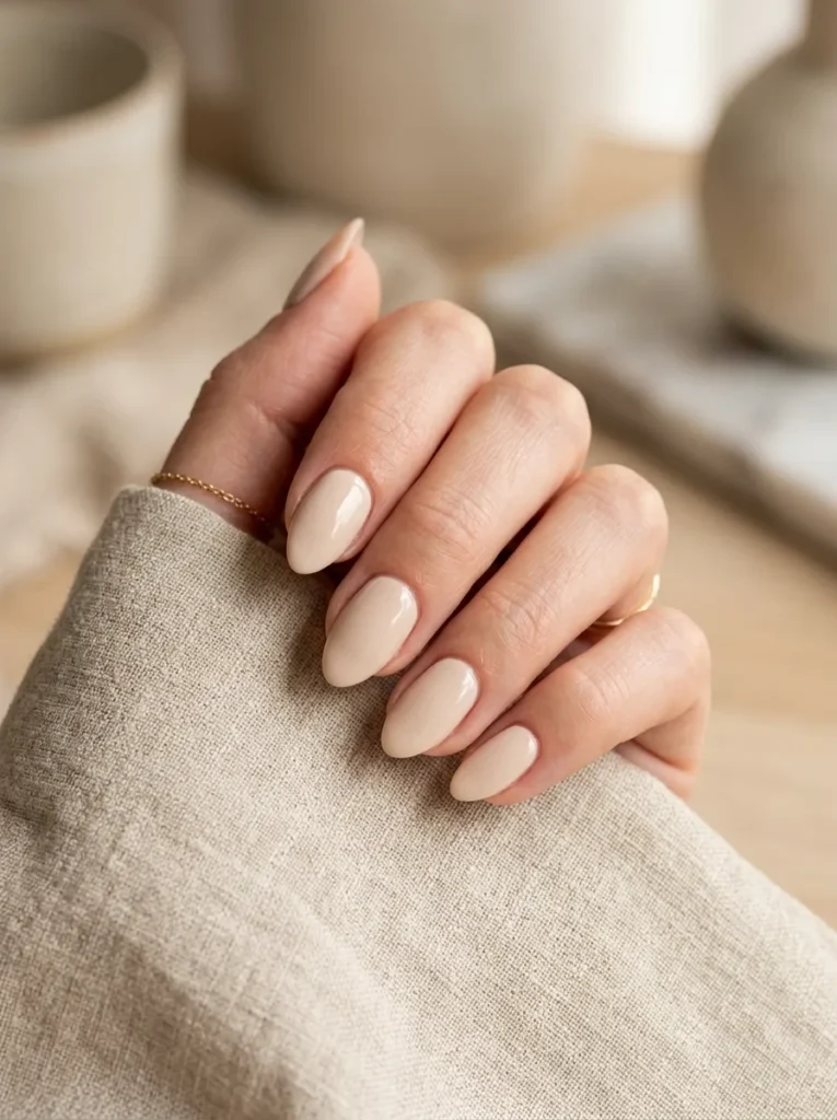 4. beige cream nails 202608202129