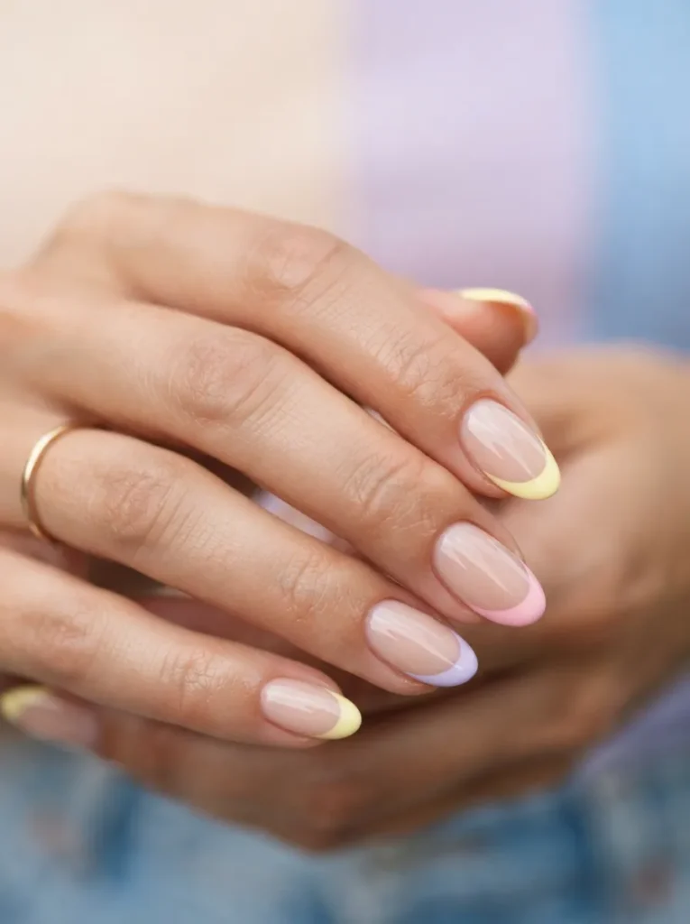 4. french tips with a 202608220340