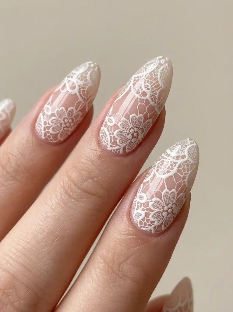 4. lace print nail art 202608202041