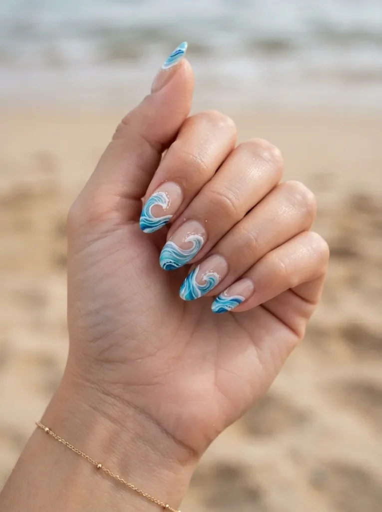 4. ocean wave nail art 202608190149