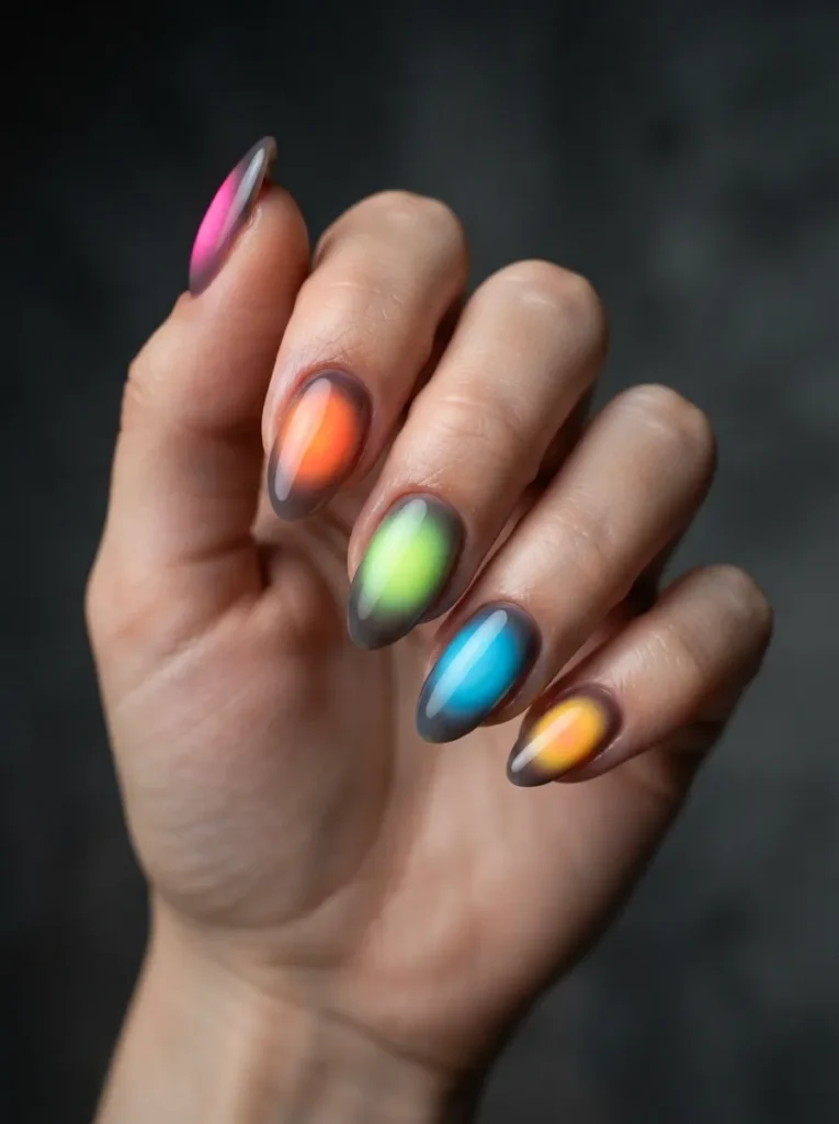 5. neon aura nails 202608220134