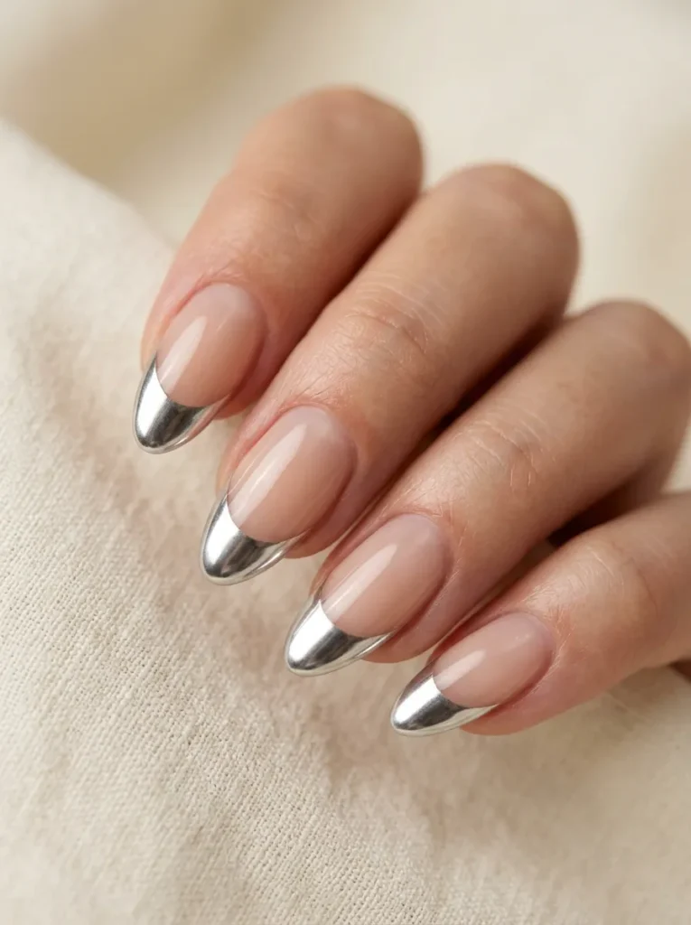 8. chrome french tips 202608202130