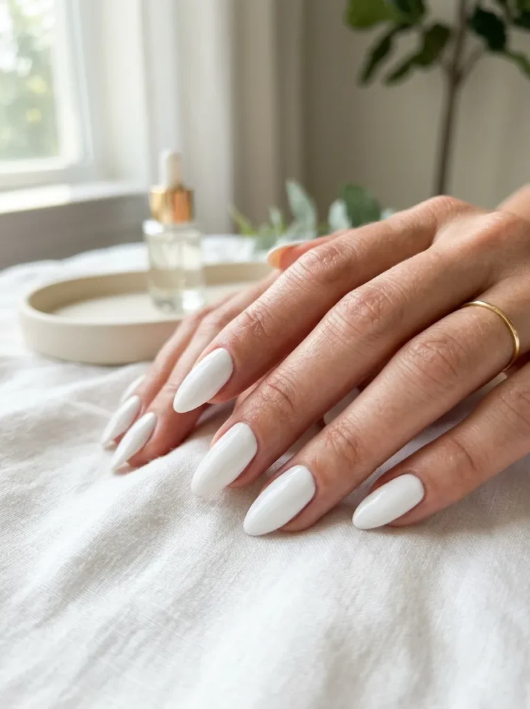 Classic solid white
