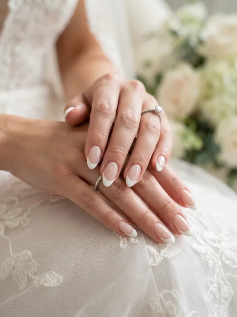 1. classic french manicure 202608220124