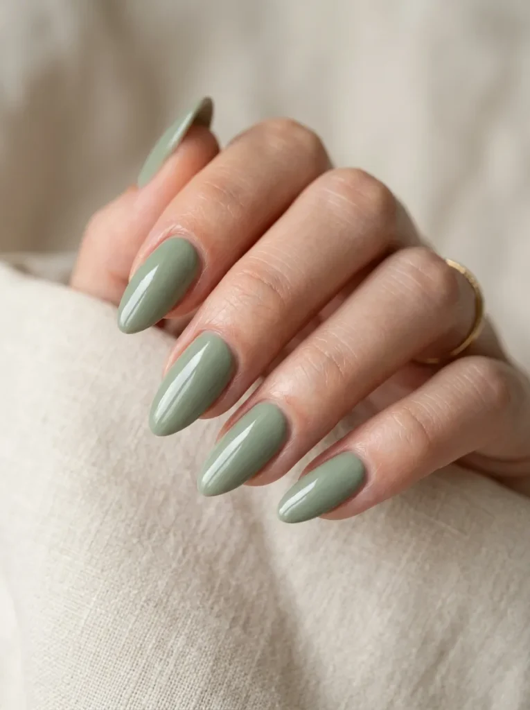 1. sage green nails 202608210232