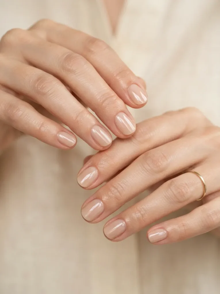 1. sheer nude nails 202608220428