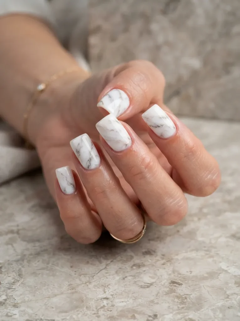 10. marble square nails 202608170809