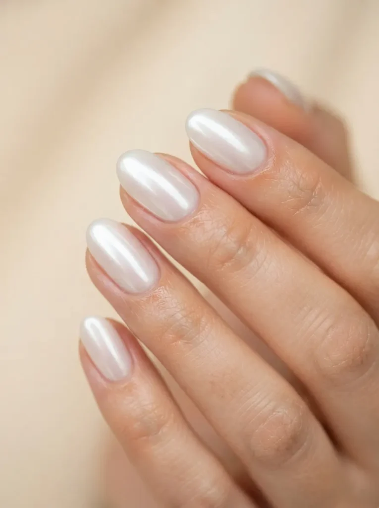 11. glazed donut oval nails 202608170751
