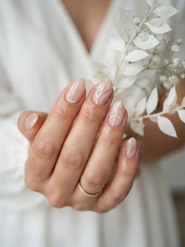 11. minimalist line art nails 202608220124