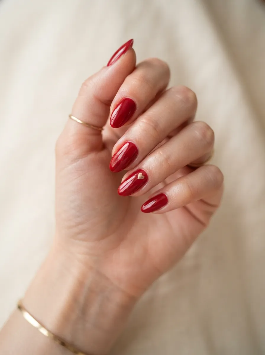 12. red nails with a 202608190134