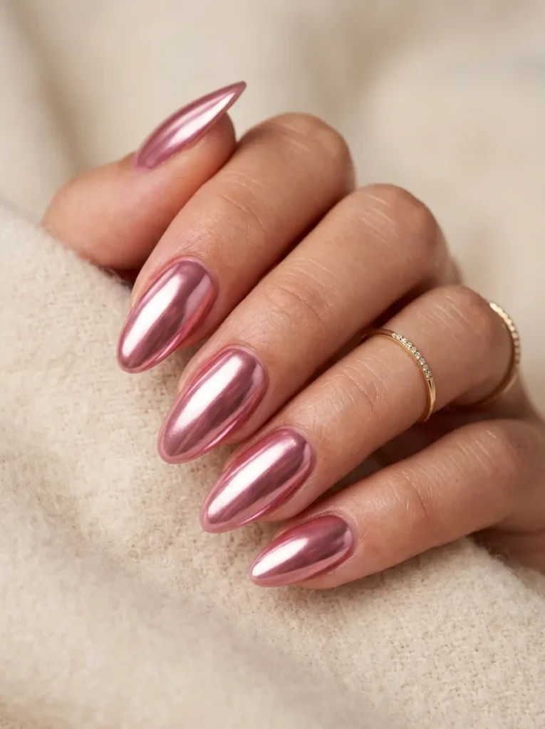 13. pink chrome nails 202608202114
