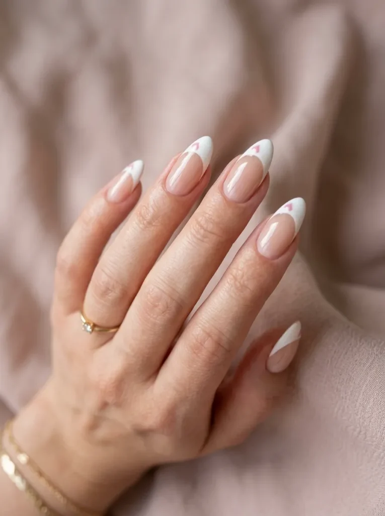 15. french tip with heart 202608202044
