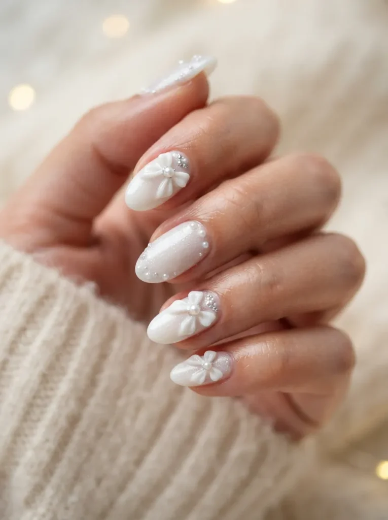 19. winter white bow nails 202608192125