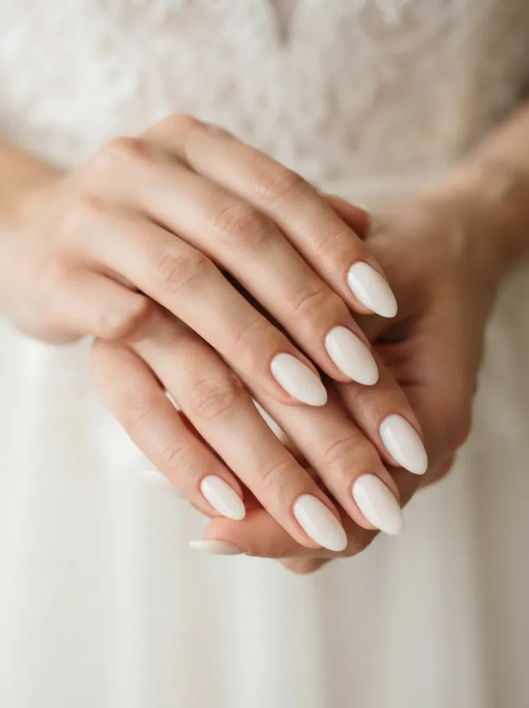 2. milky white nails 202608220121
