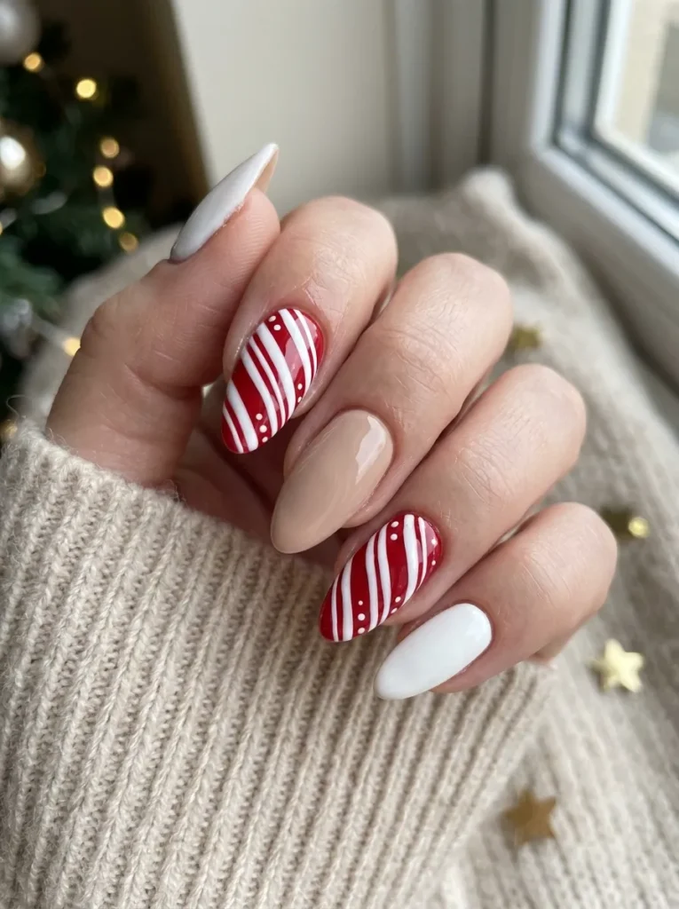 20. candy cane nails 202608210501