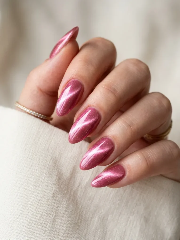 22. pink cat eye nails 202608202116