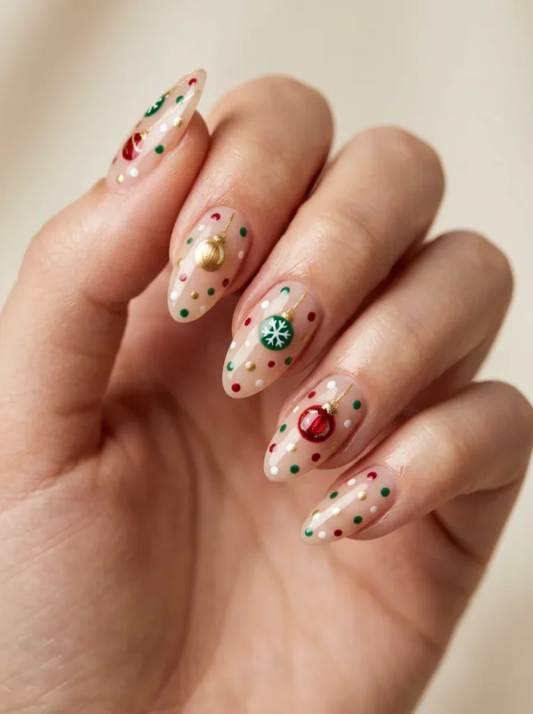 23. polka dot ornament nails 202608210502