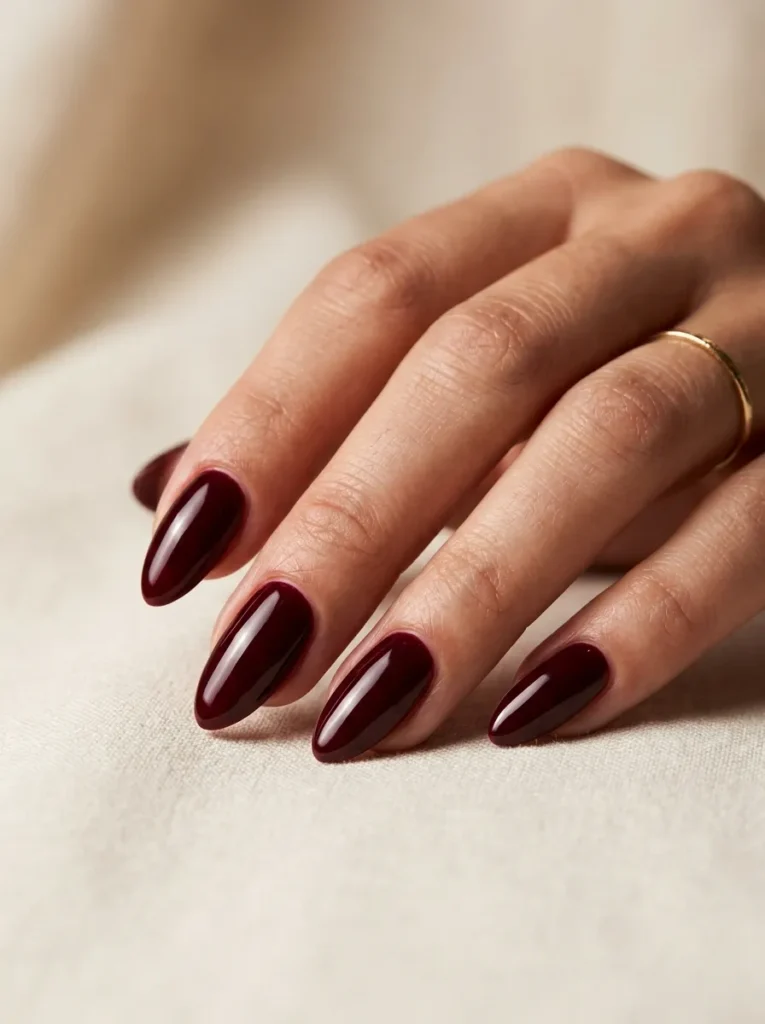 26. deep burgundy nails 202608210503