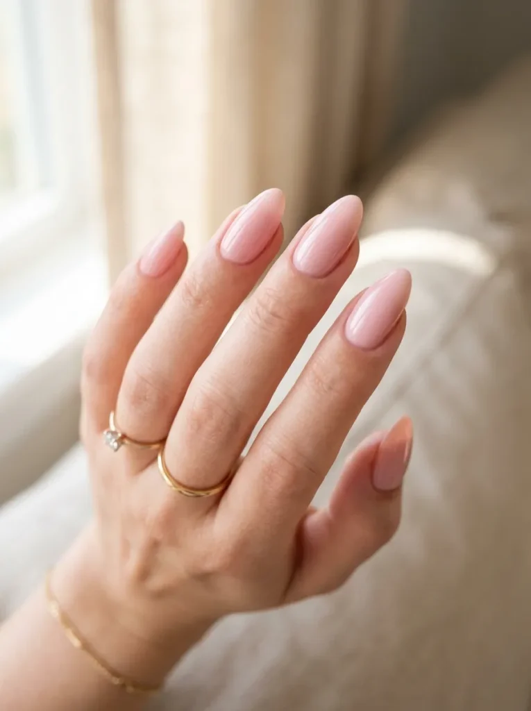 3. blush pink nails 202608202111
