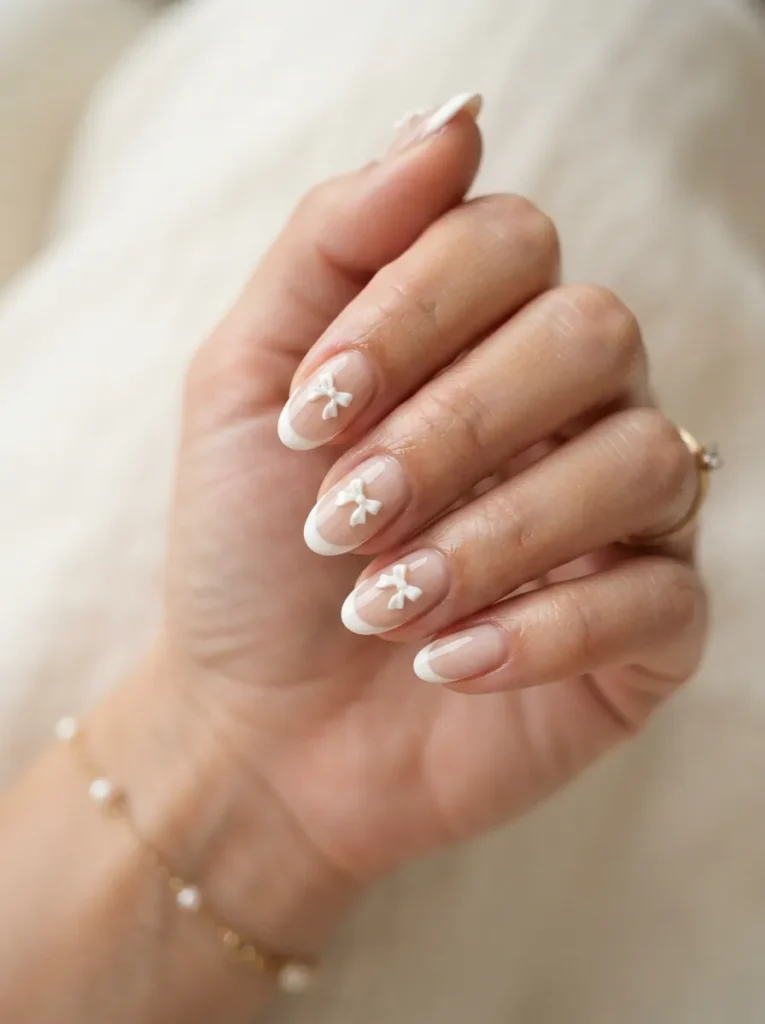 3. french tip with a 202608192121