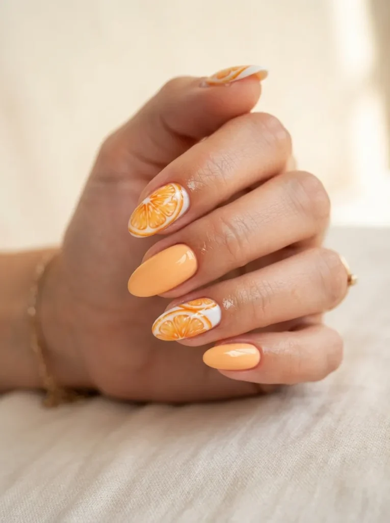 3. orange slice nail art 202608220445