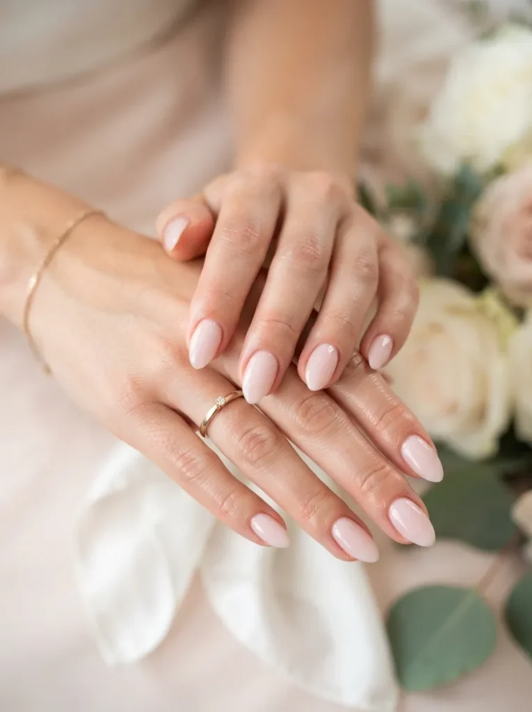 3. soft pink nails 202608220122