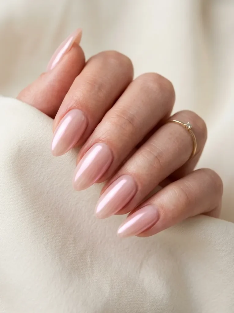 4. pink glazed donut nails 202608210243