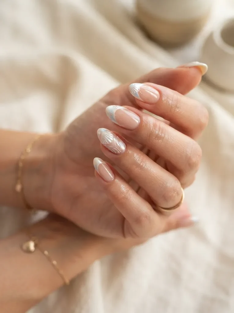 4. seashell french tips 202608192143