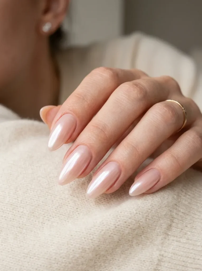 5. glazed almond nails 202608210254