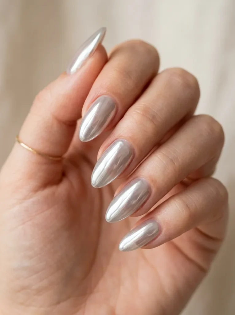 7. chrome glass nails 202608200515