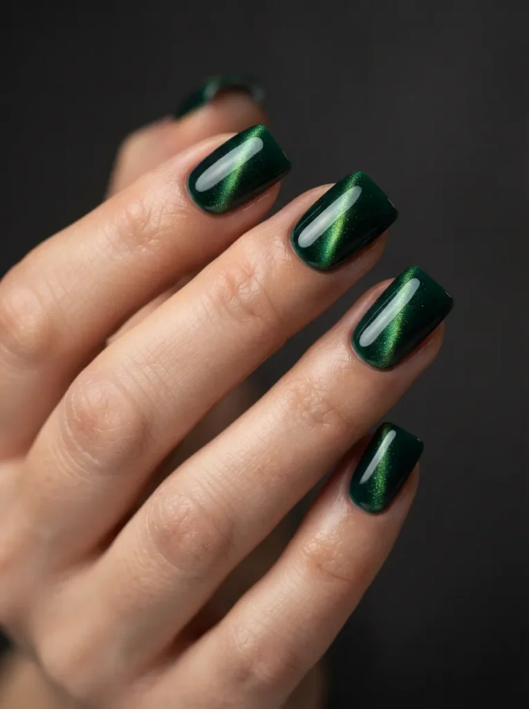 8. cat eye square nails 202608170808