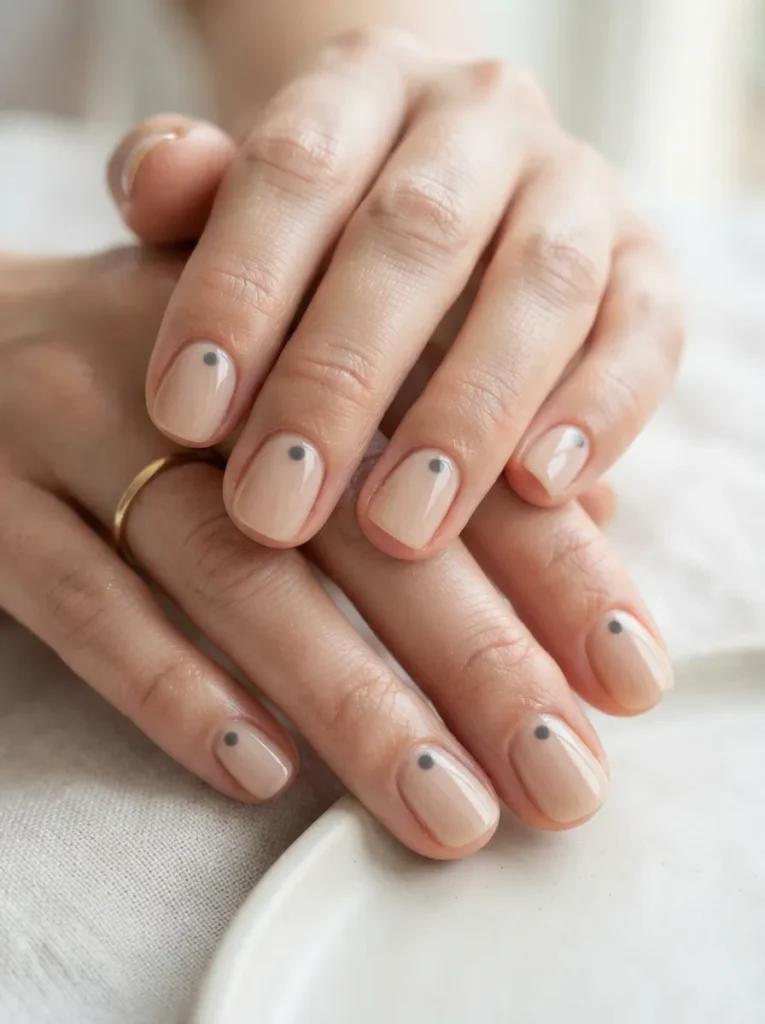 8. single dot nails 202608220430