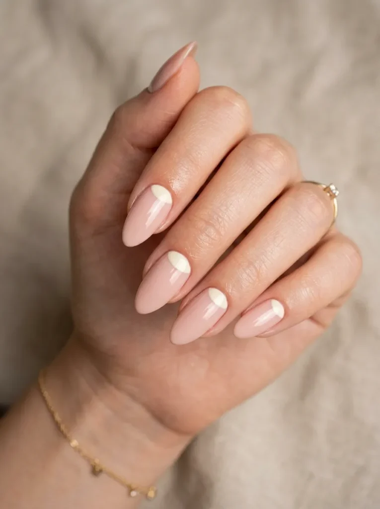 9. half moon manicure 202608202057